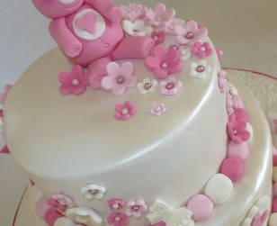 Christening Cake for a Girl